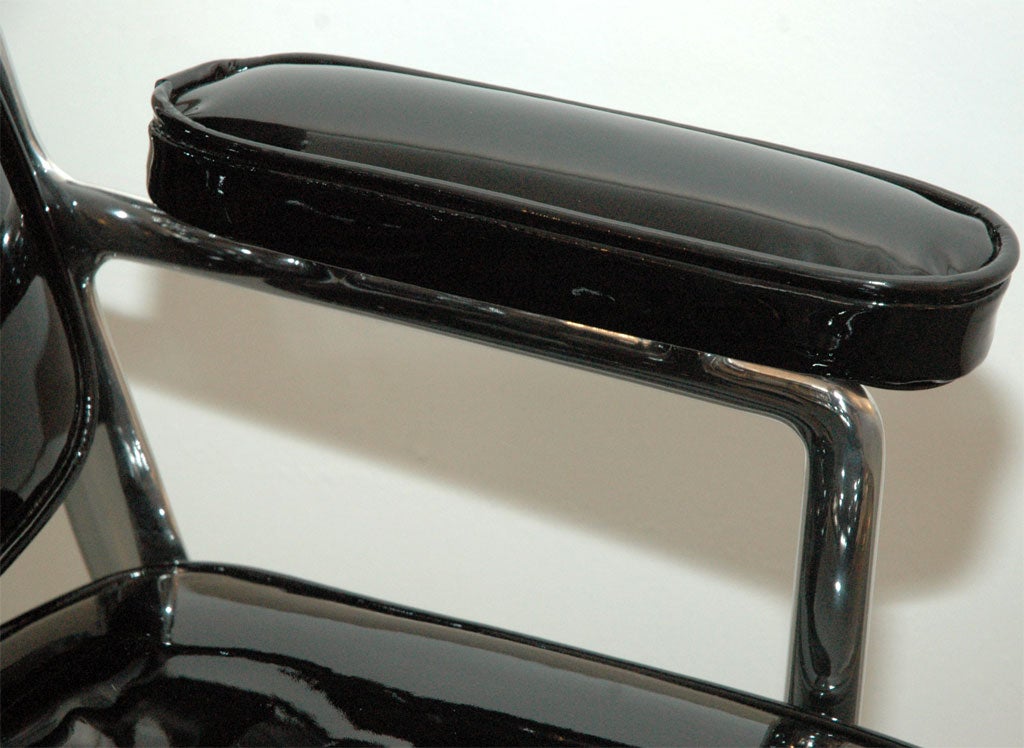 Patent Leather Time Life Chair 5