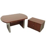 Ico Parisi Desk and rolling cabinet
