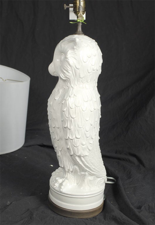 Vintage Ceramic Owl Lamp 1