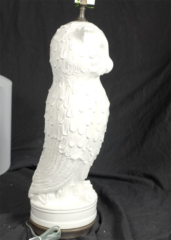 Vintage Ceramic Owl Lamp 3