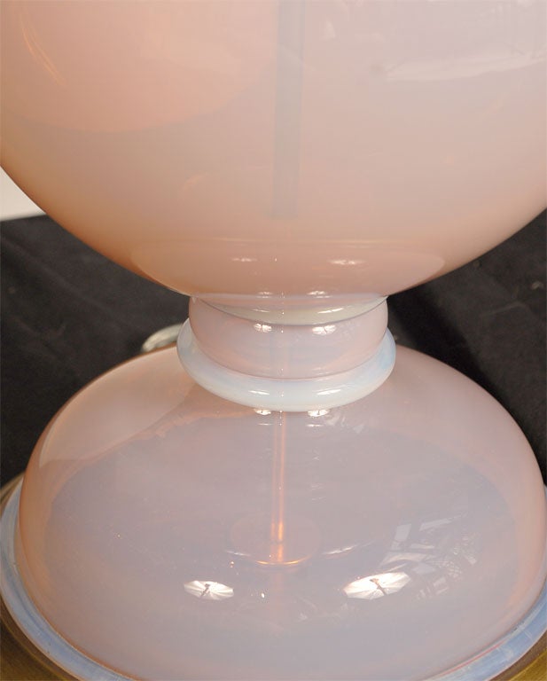 Pink Murano Lamp For Sale 2