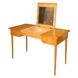 Mid Century sycamore vanity by Jules Leleu
