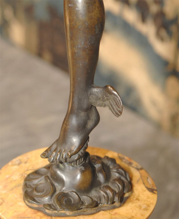 Bronze statue of Mercury, after Giambologna For Sale 4