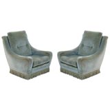 Pair of Signed Jean Prevost Club Chair