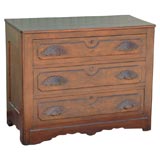 Antique 19THC EASTLAKE COTTAGE CHEST OF DRAWERS