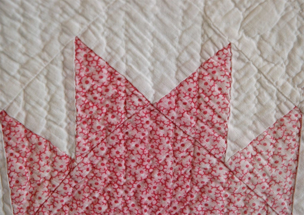 19th Century Maple Leaf Doll Quilt from Pennsylvania 1