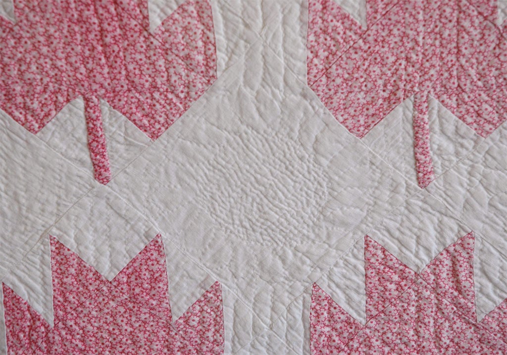 19th Century Maple Leaf Doll Quilt from Pennsylvania 2