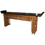 Antique Bamboo Console
