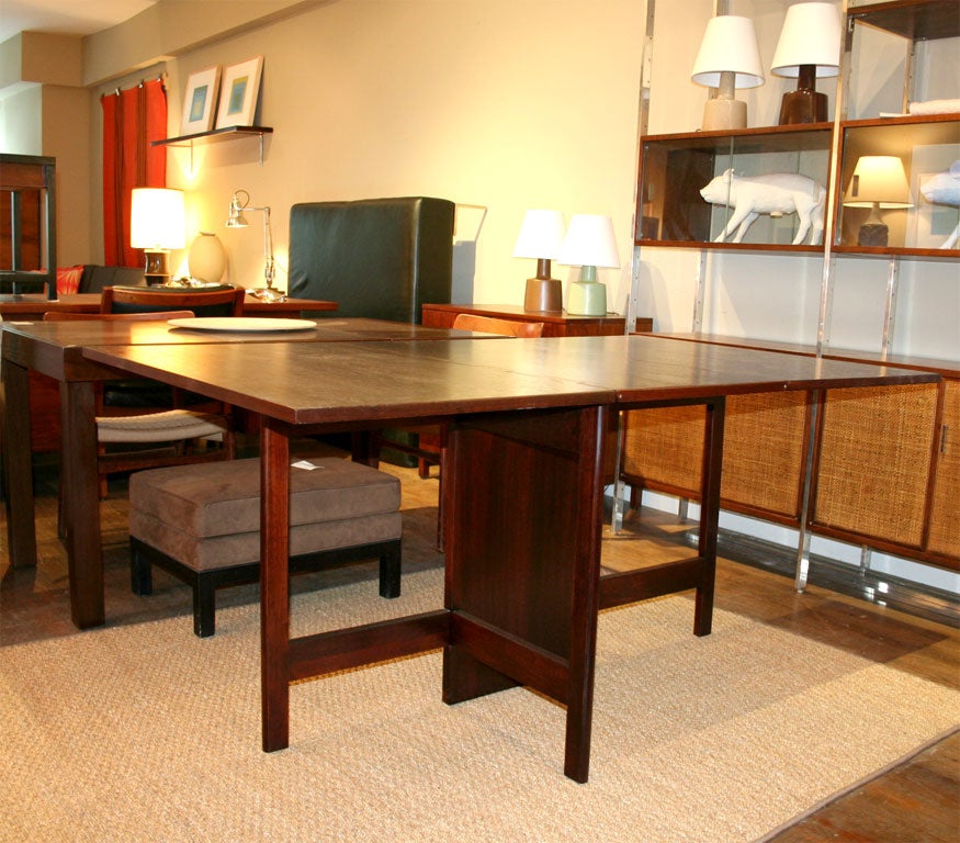 George Nelson gate leg table, mfg. Herman Miller-1950's