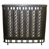 Vintage Forged Iron Radiator Cover / Console
