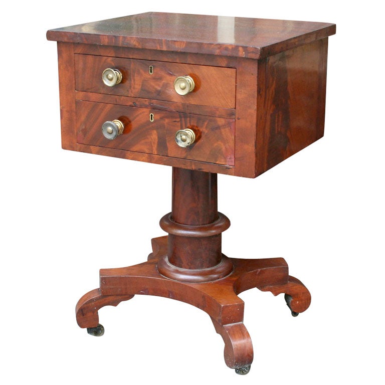 Antique Work Table For Sale at 1stDibs
