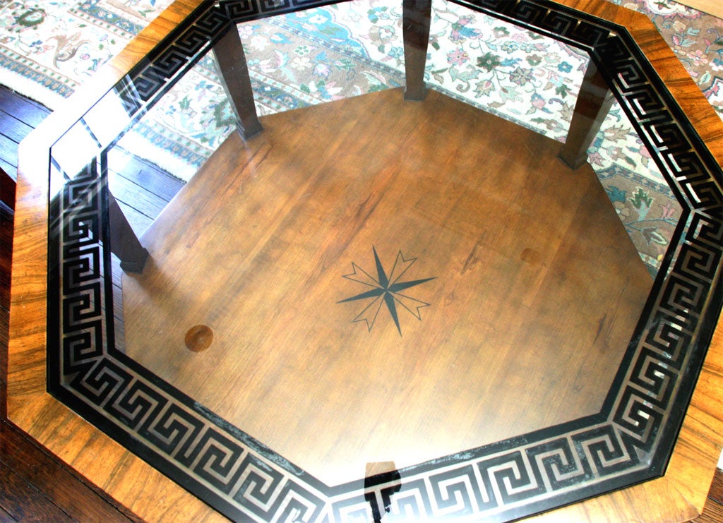 20th Century A Vintage Baker Octagonal Coffee Table