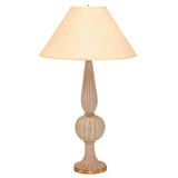 Pink Murano Glass Lamp