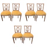Antique Set of six dining chairs