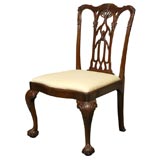 Used Chippendale Design Mahogany Chair, c. 1870