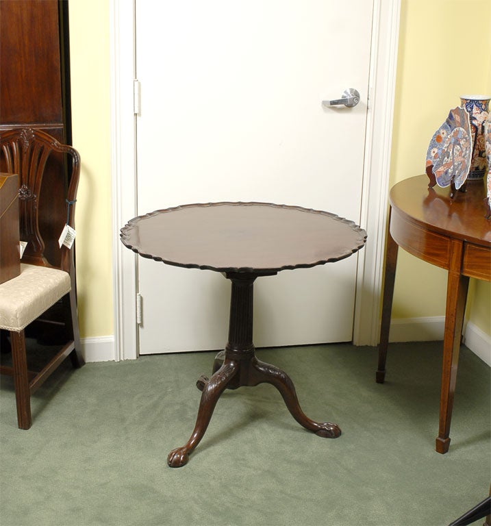 Mahogany 'Pie-Crust' Dessert Table, c. 1790