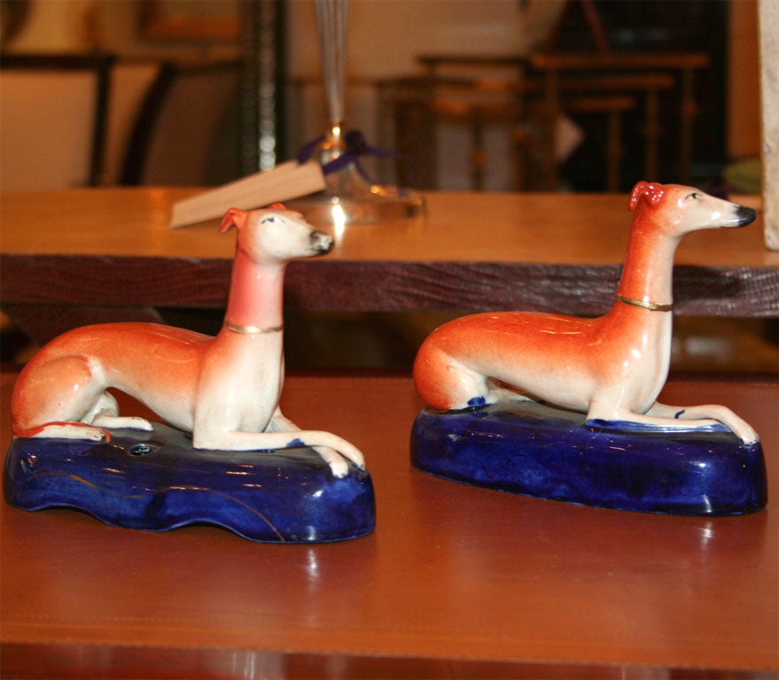 #6101 Pair of Staffordshire Dogs