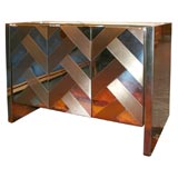 Ello Cabinet/dresser  with  Polished and Brushed Pattern