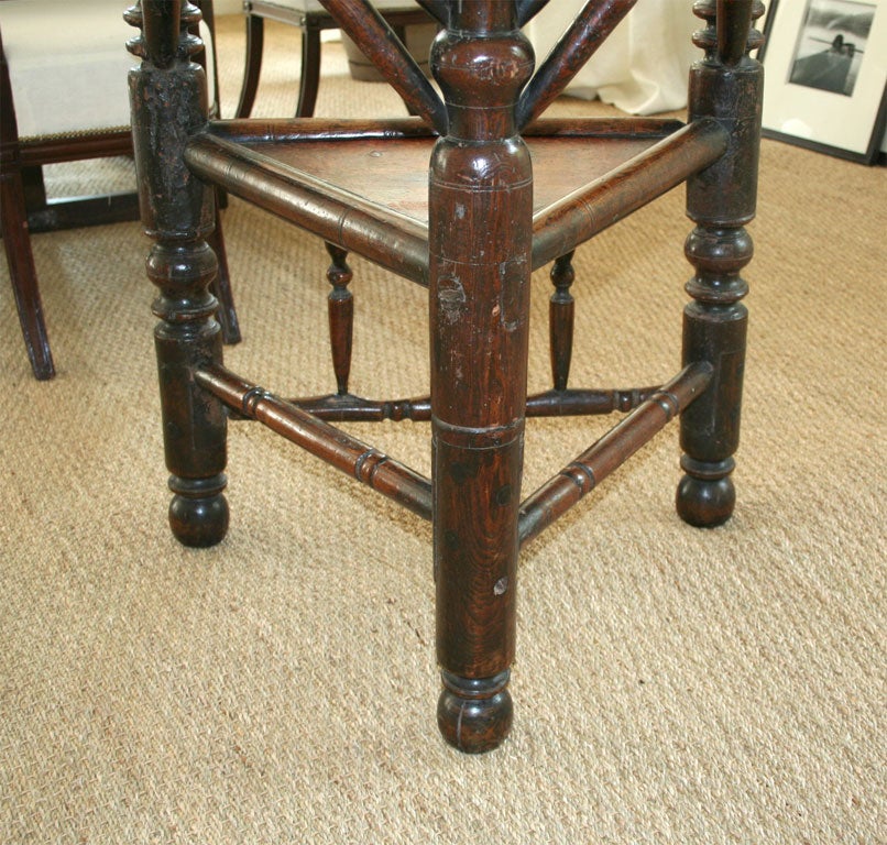 17th C. English Oak Chair 2