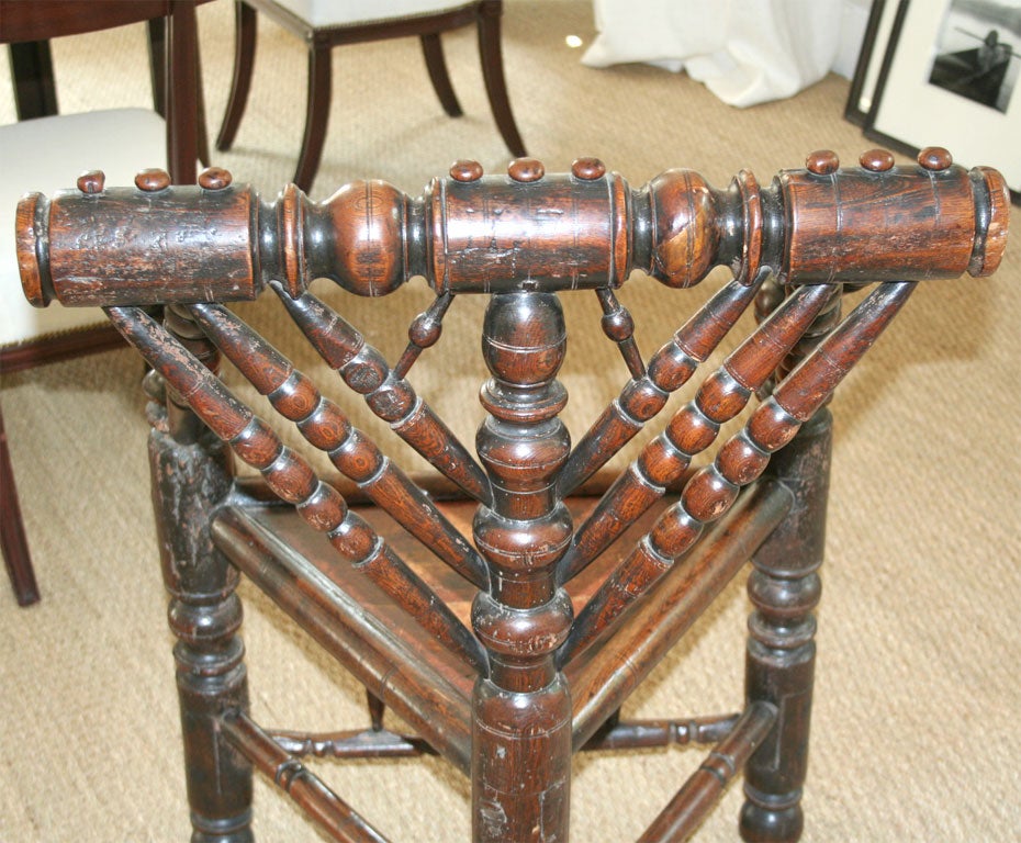 17th C. English Oak Chair 3