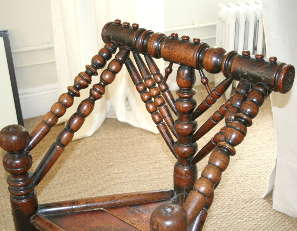 17th C. English Oak Chair 5