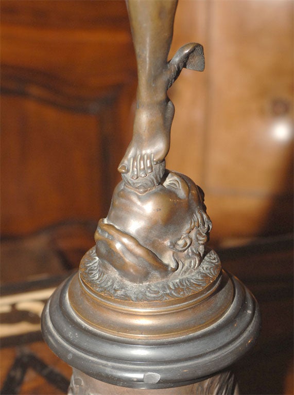 19th Century Grand Tour Casting of Giambologna's Mercury