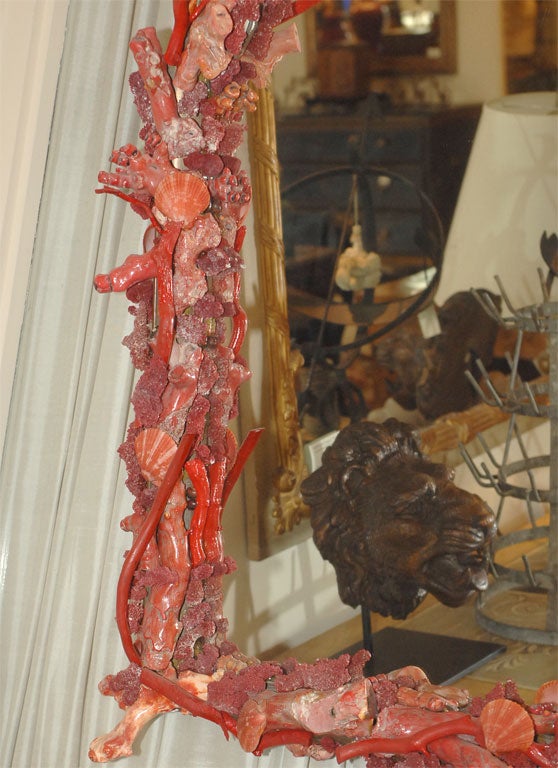 Contemporary Ron Morgan Coral Mirror