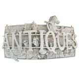 Vintage 1960
s "Antiques" Sign