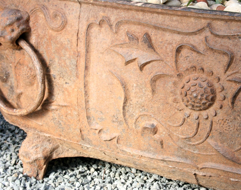 18th Century and Earlier Large Cast Iron Tub