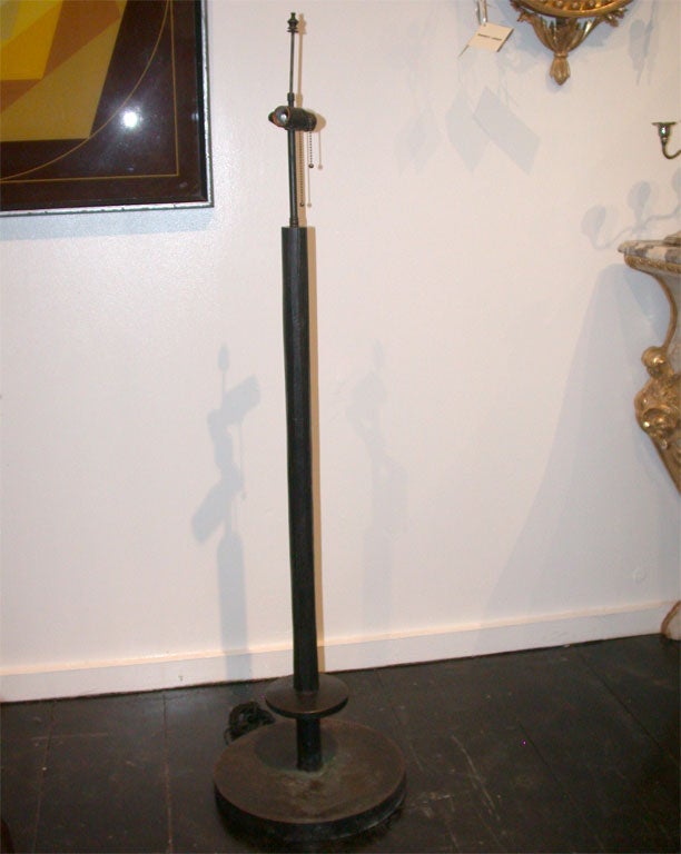 CAST BRONZE FLOOR LAMP