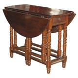 Colonial Chinese Gate Leg Folding Table