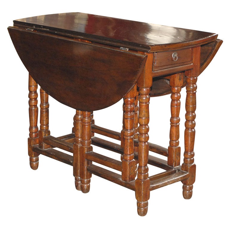 Colonial Chinese Gate Leg Folding Table At 1stdibs Colonial Chinese Gate Leg Folding Table For