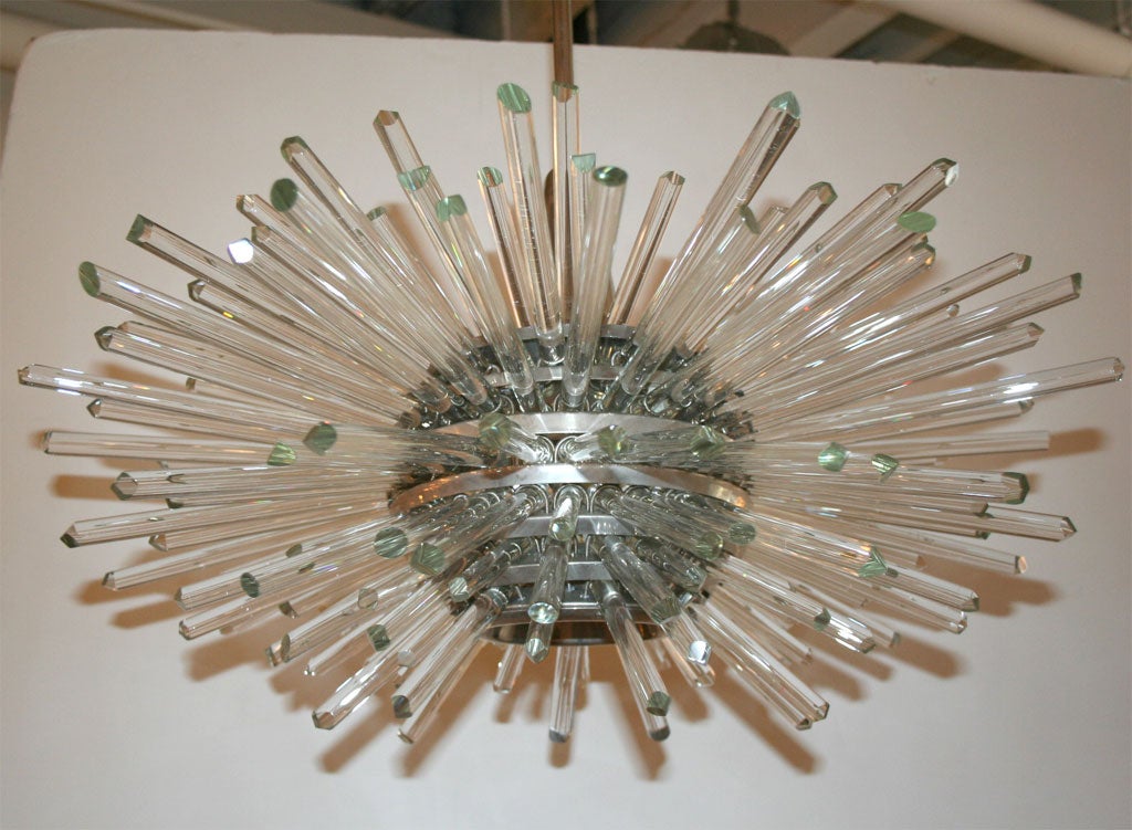Starburst chandelier by Bakalowits & Soehne