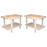 Pair of Architectural Side Tables