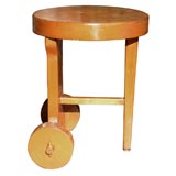 Art Brut rolling stool or table.