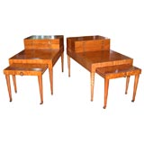 Pair of Slide Front Stair Step Tables