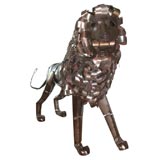 "Leo" Metal Sculpture