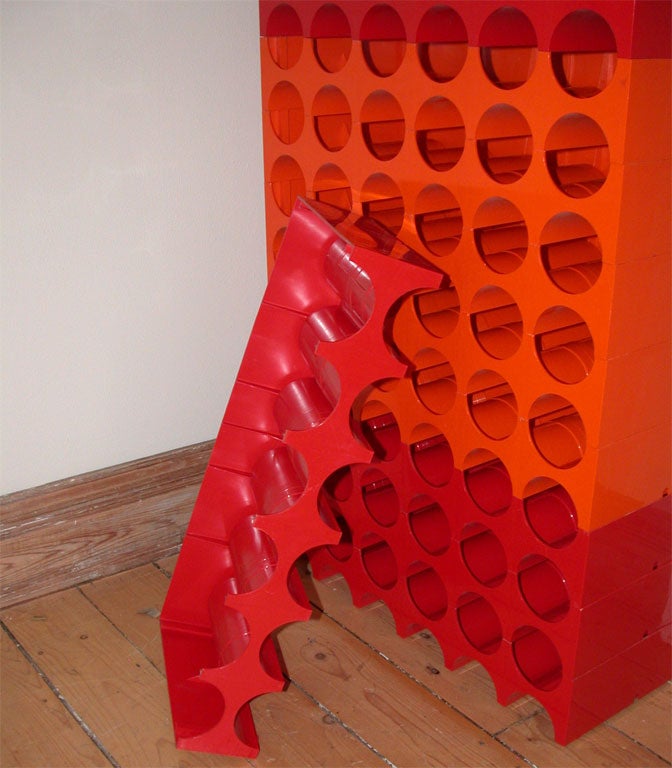 Joe Colombo Colorful Wine Rack 1