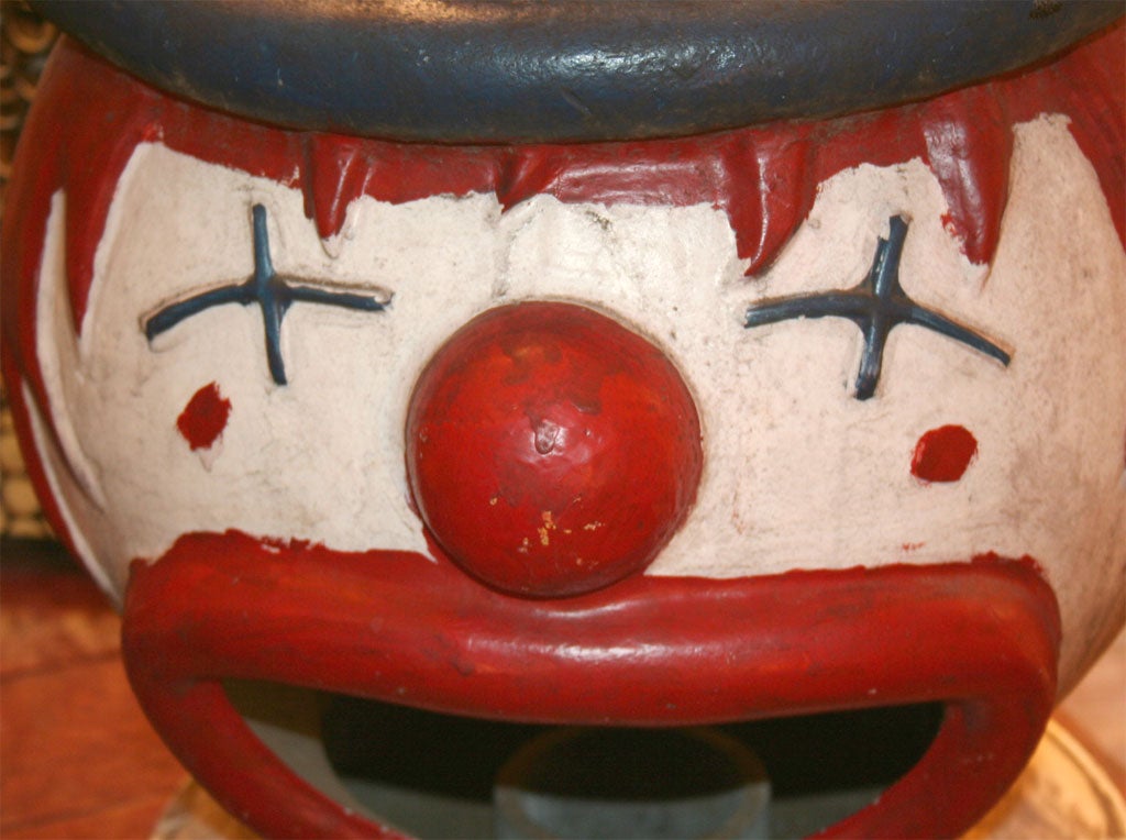 Mid-20th Century Bean Bag Toss Clown
