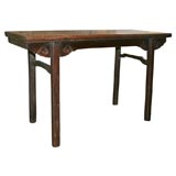 Antique An ironwood alter table