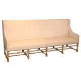 Dutch Upholstered Sofa Bench