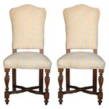 Pair of 18th Century Italian Side Chairs