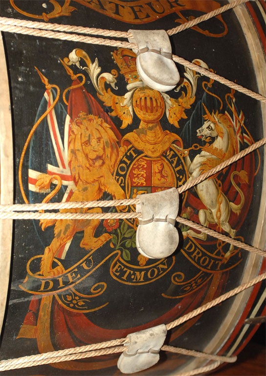 Large English Marching Band Drum