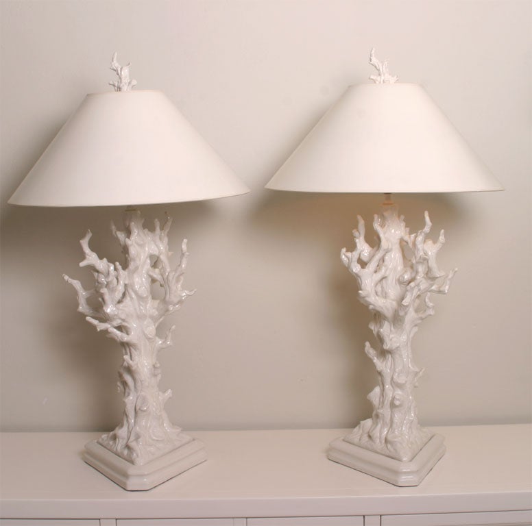 Pair of Tall, Fabulous, 70's Italian Tree Lamps