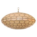 Retro Capiz Shell Chandelier