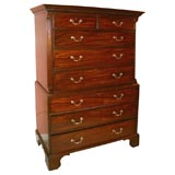 George III Mahogany Chest on Chest, 18th century George III Mahogany Chest on Chest, 18th century