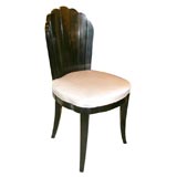 Art Deco Fan Back Vanity Chair