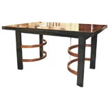 Machine Age Dining table By Donald Deskey
