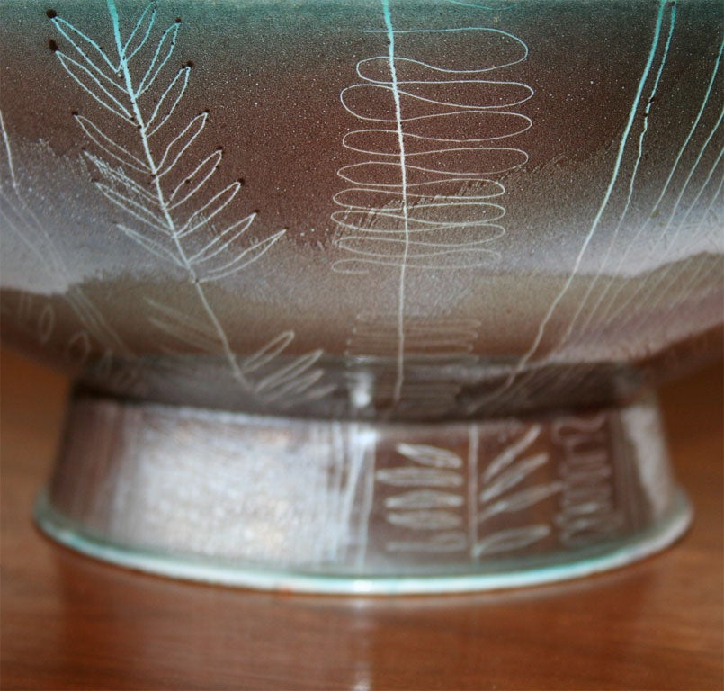 20th Century Superb Edward Winter Bowl    LARGE SIZE For Sale