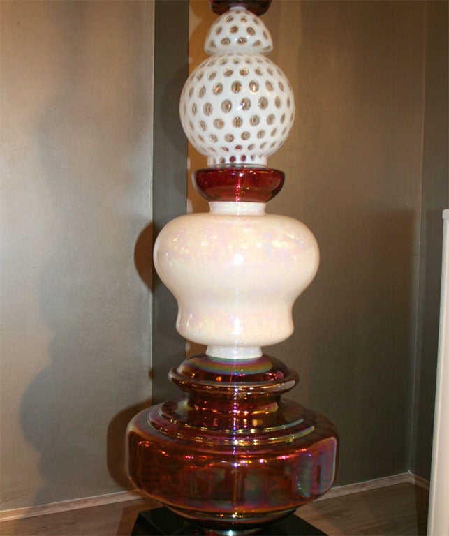 Corbett Reynolds Glass Totem Sculpture 2
